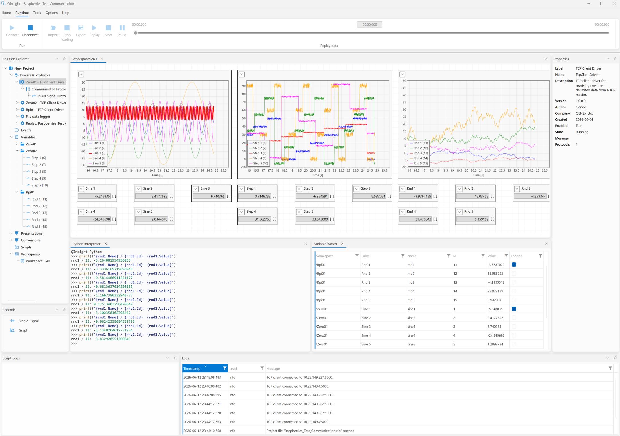 Full QInsight application built on QENEX Suite